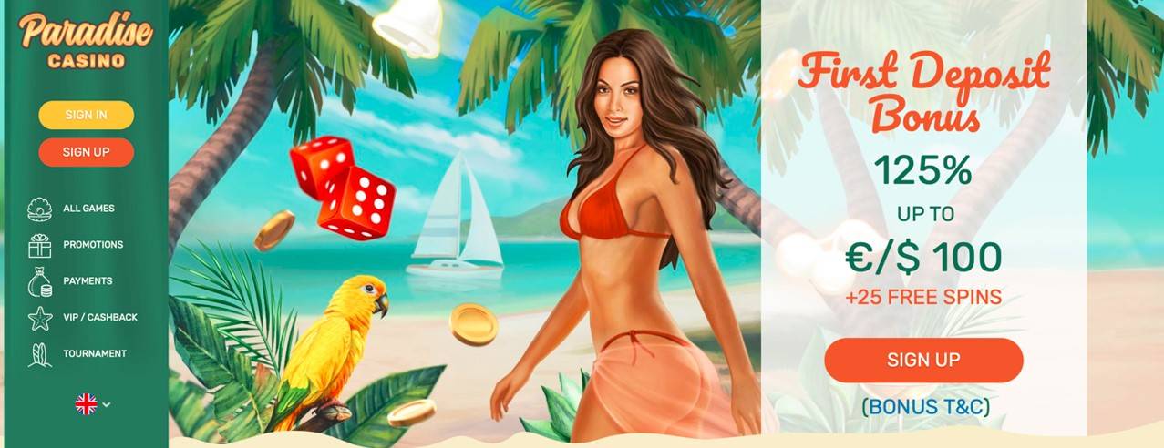 paradise casino login