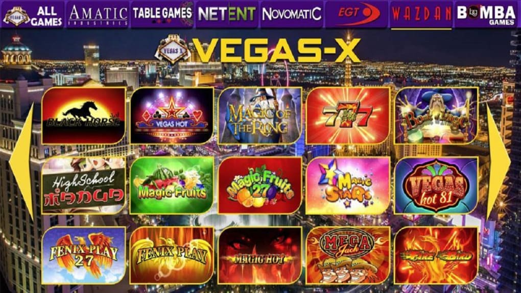 vegas x online casino